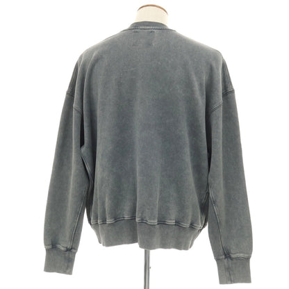 【新品】ロードレス ROADLESS 製品加工 コットン クルーネック スウェット グレー【サイズM】【 状態ランクN 】【 メンズ 】
