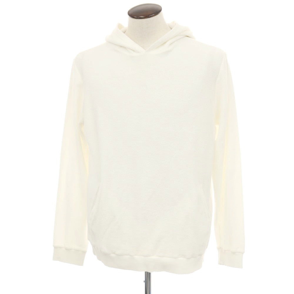 【新品】ザノーネ ZANONE コットン パイル プルオーバー パーカー ホワイト【サイズ50】【 状態ランクN 】【 メンズ 】