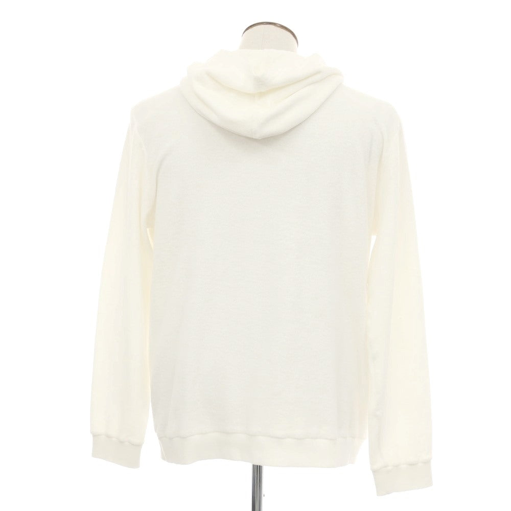 【新品】ザノーネ ZANONE コットン パイル プルオーバー パーカー ホワイト【サイズ50】【 状態ランクN 】【 メンズ 】