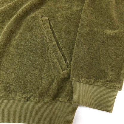 【新品】ザノーネ ZANONE コットン パイル プルオーバー パーカー オリーブ【サイズ48】【 状態ランクN 】【 メンズ 】