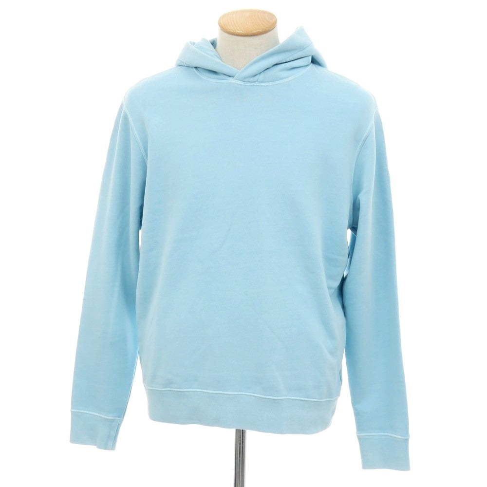 【中古】ザノーネ ZANONE コットン スウェット プルオーバー パーカー ライトブルー【サイズS】【 状態ランクB 】【 メンズ 】