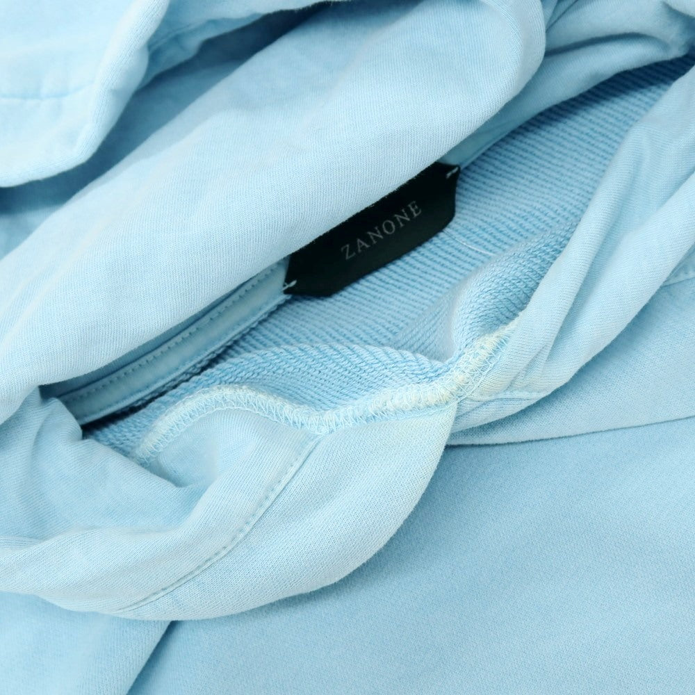 【中古】ザノーネ ZANONE コットン スウェット プルオーバー パーカー ライトブルー【サイズS】【 状態ランクB 】【 メンズ 】