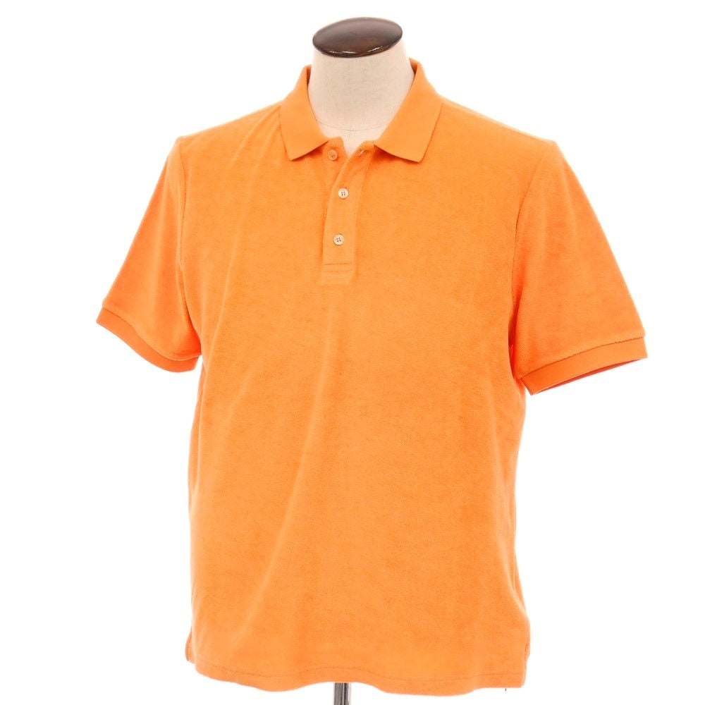 【新品】ザノーネ ZANONE コットン パイル 半袖ポロシャツ オレンジ【サイズ50】【 状態ランクN 】【 メンズ 】