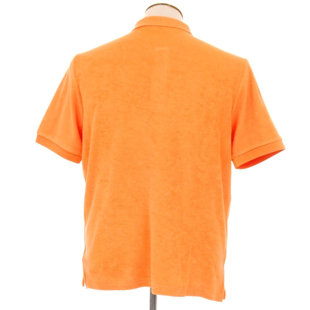 【新品】ザノーネ ZANONE コットン パイル 半袖ポロシャツ オレンジ【サイズ50】【 状態ランクN 】【 メンズ 】