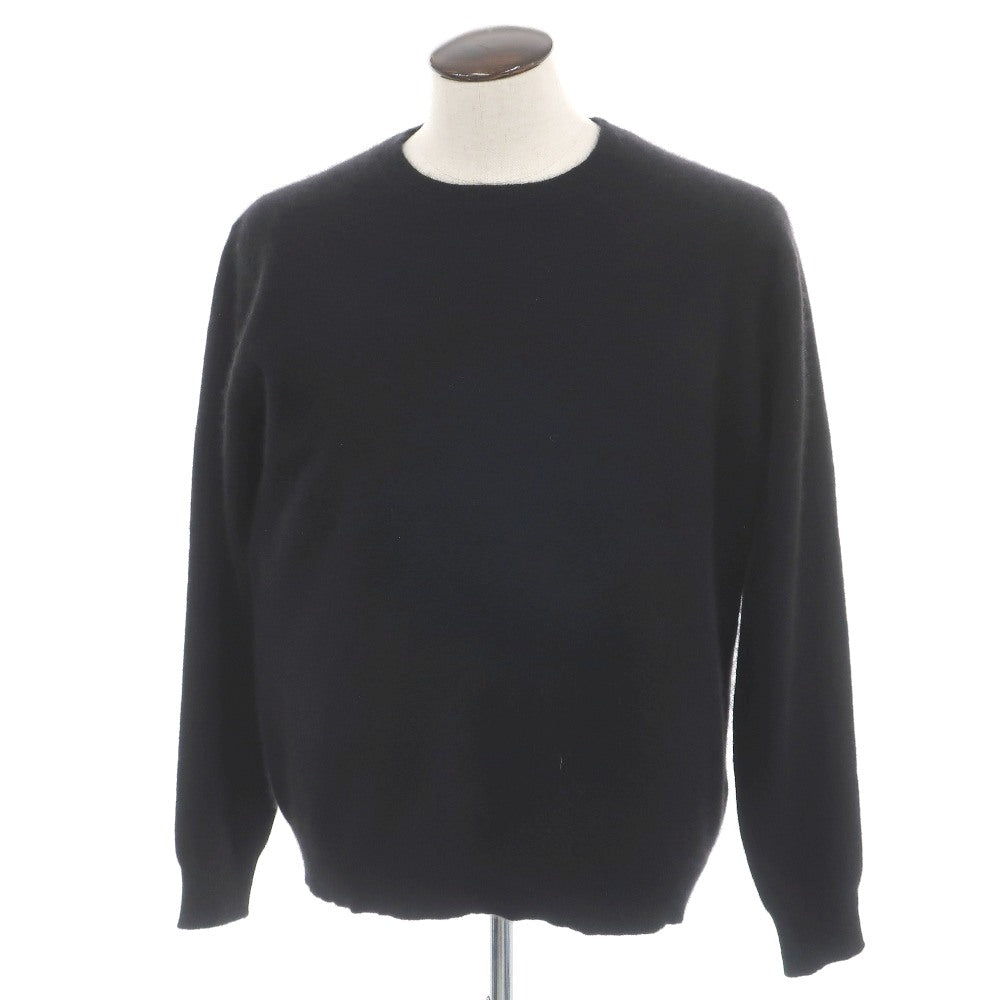 【新品】マジェスティック フィラチュール MAJESTIC FILATURES ウールナイロン クルーネック プルオーバーニット ブラック【サイズXL】【 状態ランクN 】【 メンズ 】