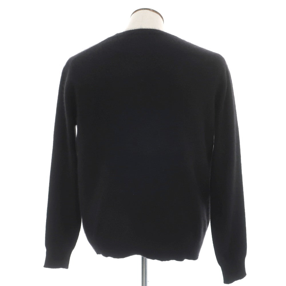 【新品】マジェスティック フィラチュール MAJESTIC FILATURES ウールナイロン クルーネック プルオーバーニット ブラック【サイズXL】【 状態ランクN 】【 メンズ 】
