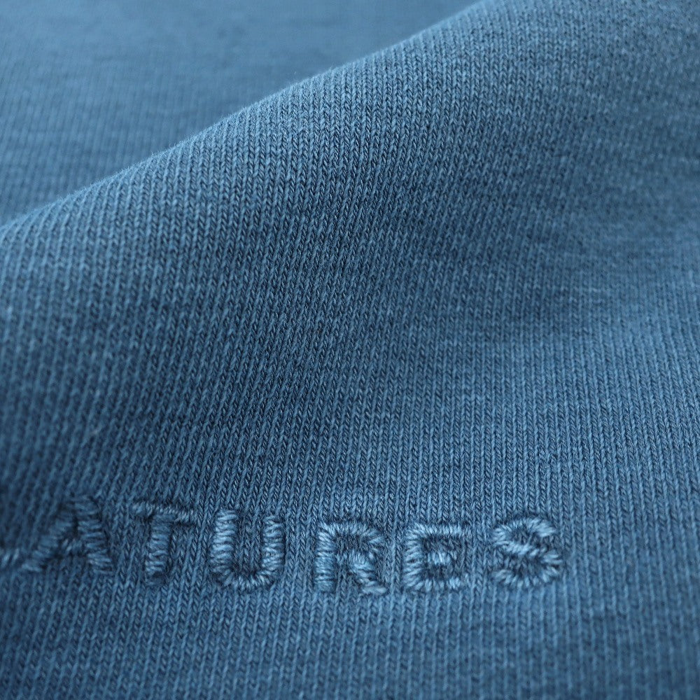 【新品】マジェスティック フィラチュール オム MAJESTIC FILATURES HOMME コットンポリウレタン スウェット プルオーバー パーカー ブルー【サイズM】【 状態ランクN 】【 メンズ 】