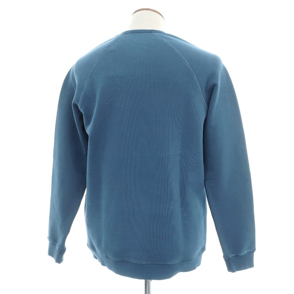 【新品】マジェスティック フィラチュール オム MAJESTIC FILATURES HOMME コットンポリウレタン スウェット クルーネック スウェット ブルー【サイズM】【 状態ランクN 】【 メンズ 】[BPD]
