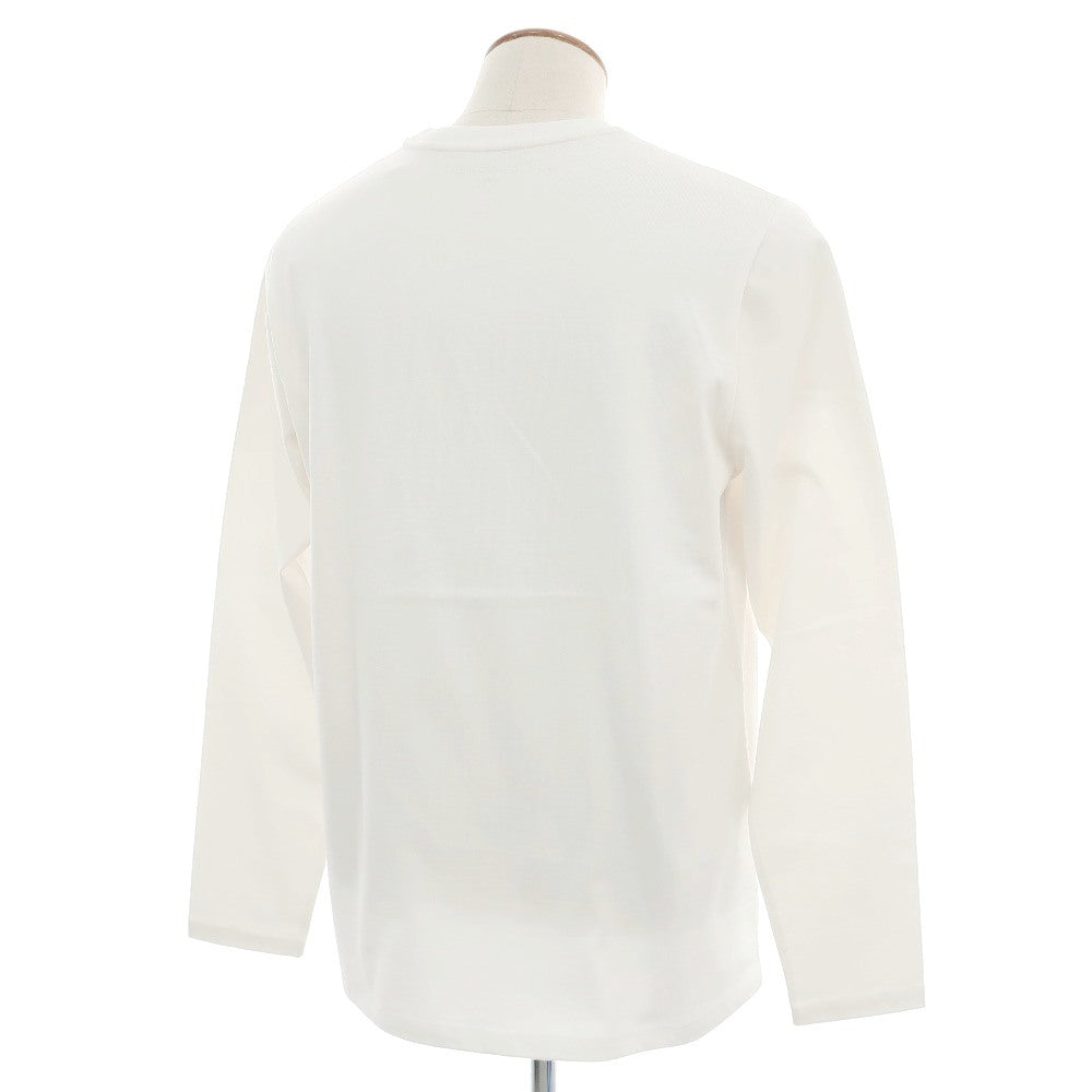 【新品】マジェスティック フィラチュール オム MAJESTIC FILATURES HOMME オーガニックコットン クルーネック 長袖Ｔシャツ ホワイト【サイズM】【 状態ランクN 】【 メンズ 】