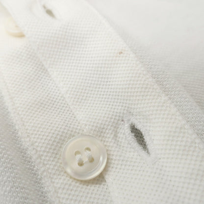 【新品アウトレット】マジェスティック フィラチュール オム MAJESTIC FILATURES HOMME コットン 鹿の子調 半袖ポロシャツ ホワイト【サイズS】【 状態ランクN- 】【 メンズ 】