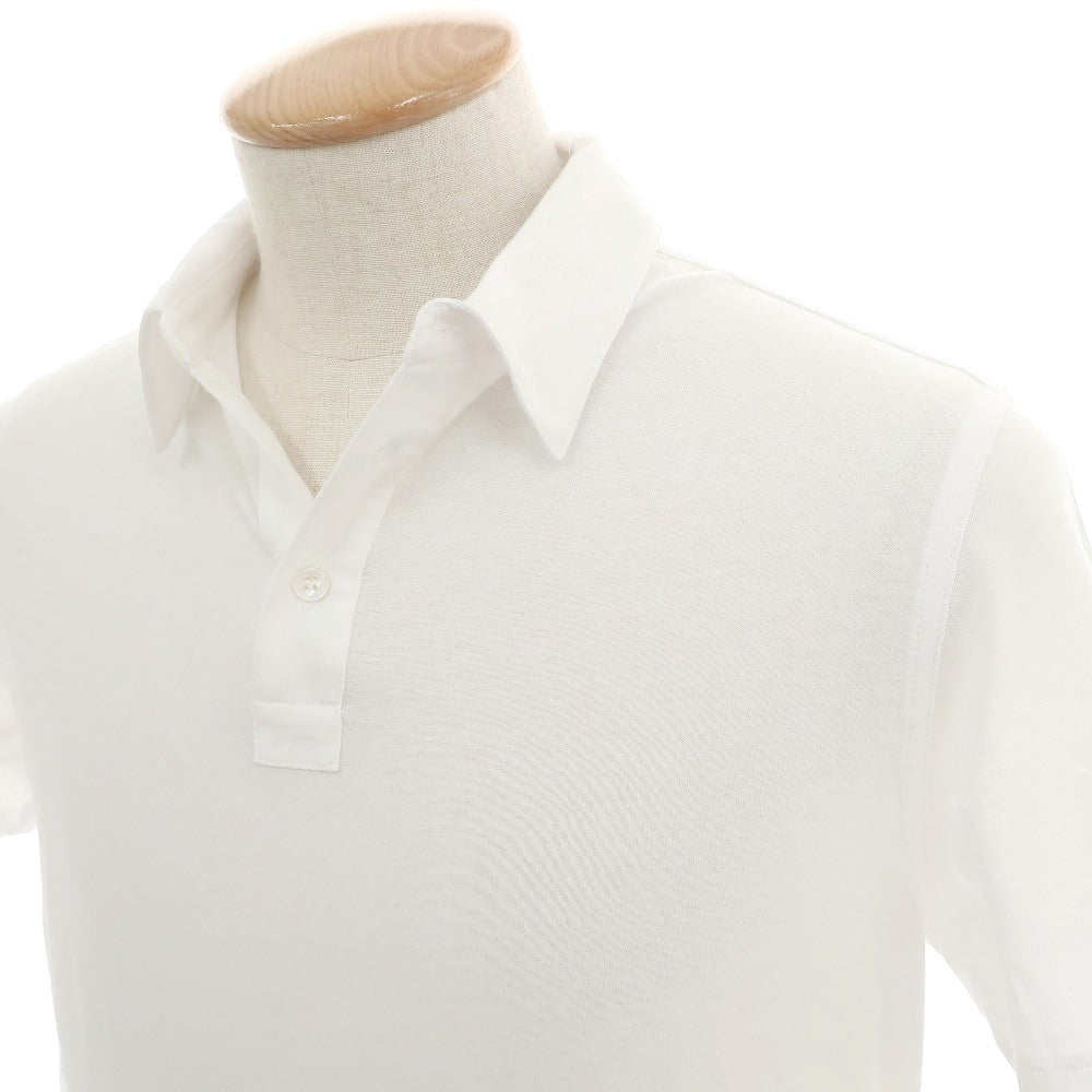 【新品】マジェスティック フィラチュール オム MAJESTIC FILATURES HOMME オーガニックコットン 半袖ポロシャツ ホワイト【サイズS】【 状態ランクN 】【 メンズ 】[CPD]