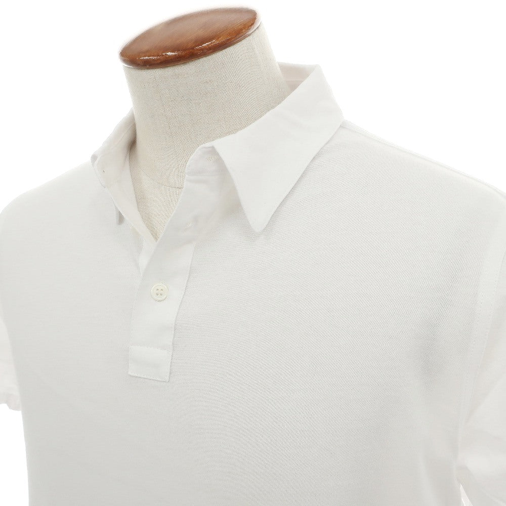 【新品】マジェスティック フィラチュール オム MAJESTIC FILATURES HOMME オーガニックコットン 半袖ポロシャツ ホワイト【サイズM】【 状態ランクN 】【 メンズ 】