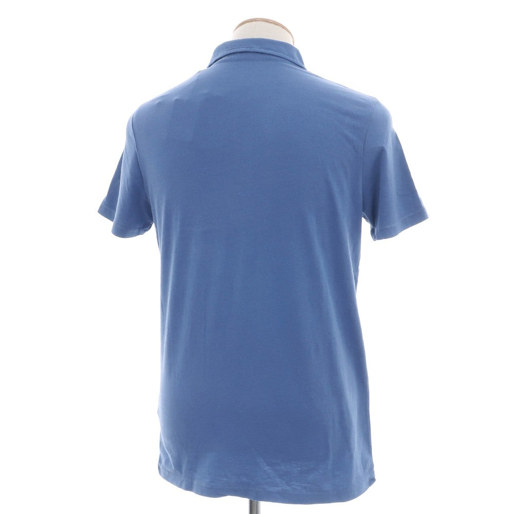 【新品】マジェスティック フィラチュール オム MAJESTIC FILATURES HOMME コットンポリウレタン 半袖ポロシャツ ブルー【サイズS】【 状態ランクN 】【 メンズ 】