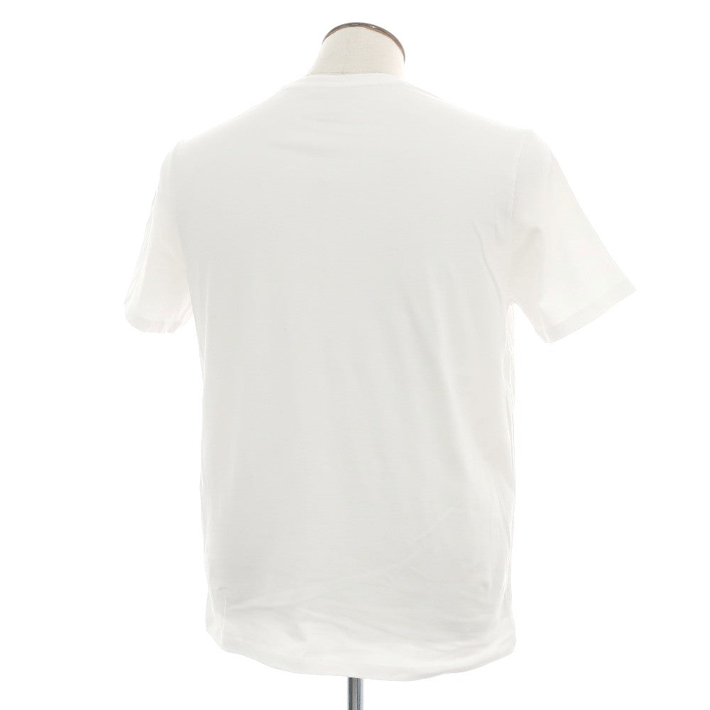 【新品】マジェスティック フィラチュール オム MAJESTIC FILATURES HOMME オーガニックコットンポリウレタン Vネック 半袖Ｔシャツ ホワイト【サイズL】【 状態ランクN 】【 メンズ 】