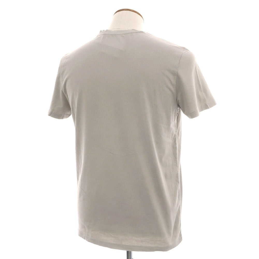 【新品】マジェスティック フィラチュール オム MAJESTIC FILATURES HOMME コットンポリウレタン Vネック 半袖Ｔシャツ グレージュ系【サイズM】【 状態ランクN 】【 メンズ 】
