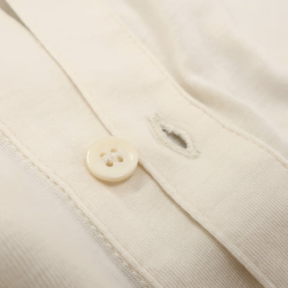 【新品】マジェスティック フィラチュール オム MAJESTIC FILATURES HOMME リヨセルオーガニックコットン ジャージー レギュラーカラー カジュアルシャツ クリーム【サイズM】【 状態ランクN 】【 メンズ 】