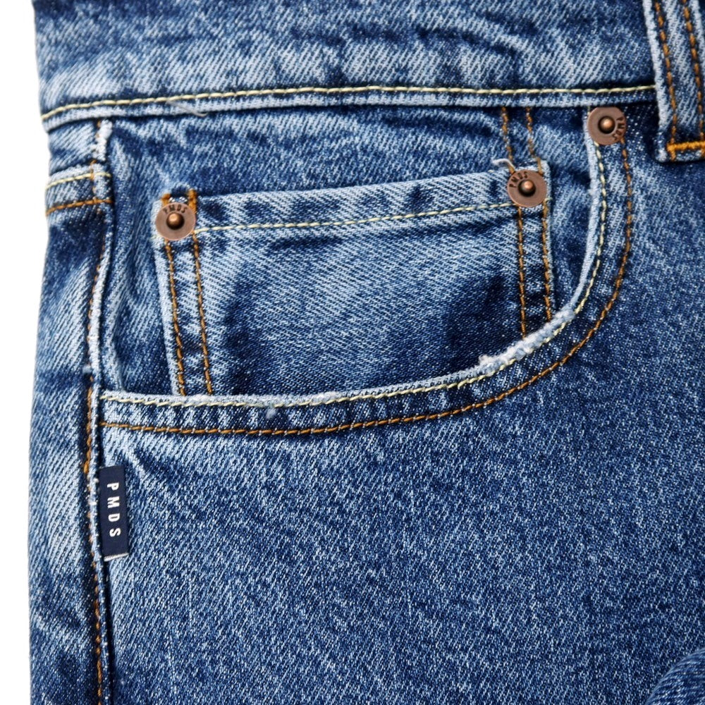 【SALE10%OFF/返品不可】【新品】ピーエムディーエス PMDS 42-135PM TOMMY コットンポリウレタン デニムパンツ ジーンズ ブルー【 サイズ33 】【 状態ランクN 】【 メンズ 】