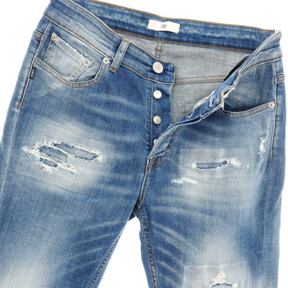 【SALE10%OFF/返品不可】【新品】ピーエムディーエス PMDS 42-123PM GERARD ストレッチ コットン デニムパンツ ジーンズ ブルー【 サイズ33 】【 状態ランクN 】【 メンズ 】