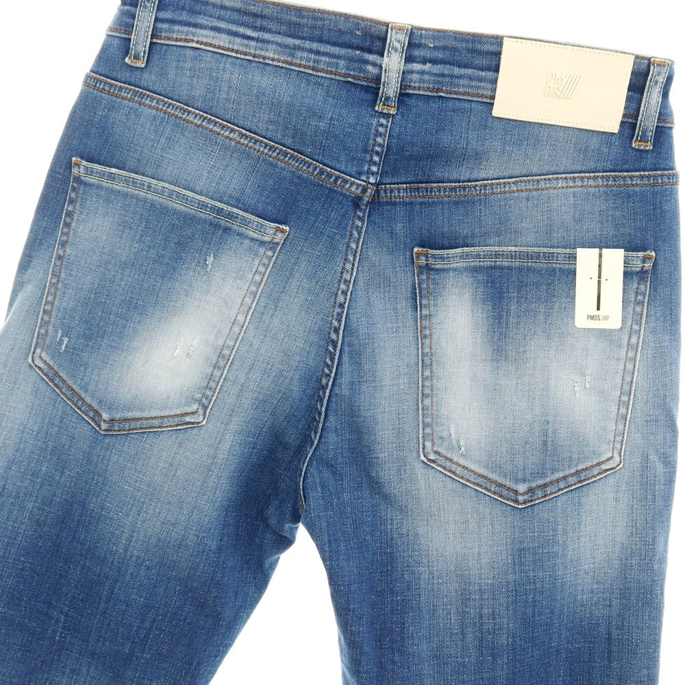 【SALE10%OFF/返品不可】【新品】ピーエムディーエス PMDS 42-123PM GERARD ストレッチ コットン デニムパンツ ジーンズ ブルー【 サイズ33 】【 状態ランクN 】【 メンズ 】