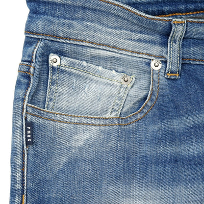 【SALE10%OFF/返品不可】【新品】ピーエムディーエス PMDS 42-123PM GERARD ストレッチ コットン デニムパンツ ジーンズ ブルー【 サイズ33 】【 状態ランクN 】【 メンズ 】