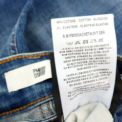【SALE10%OFF/返品不可】【新品】ピーエムディーエス PMDS 42-123PM GERARD ストレッチ コットン デニムパンツ ジーンズ ブルー【 サイズ33 】【 状態ランクN 】【 メンズ 】