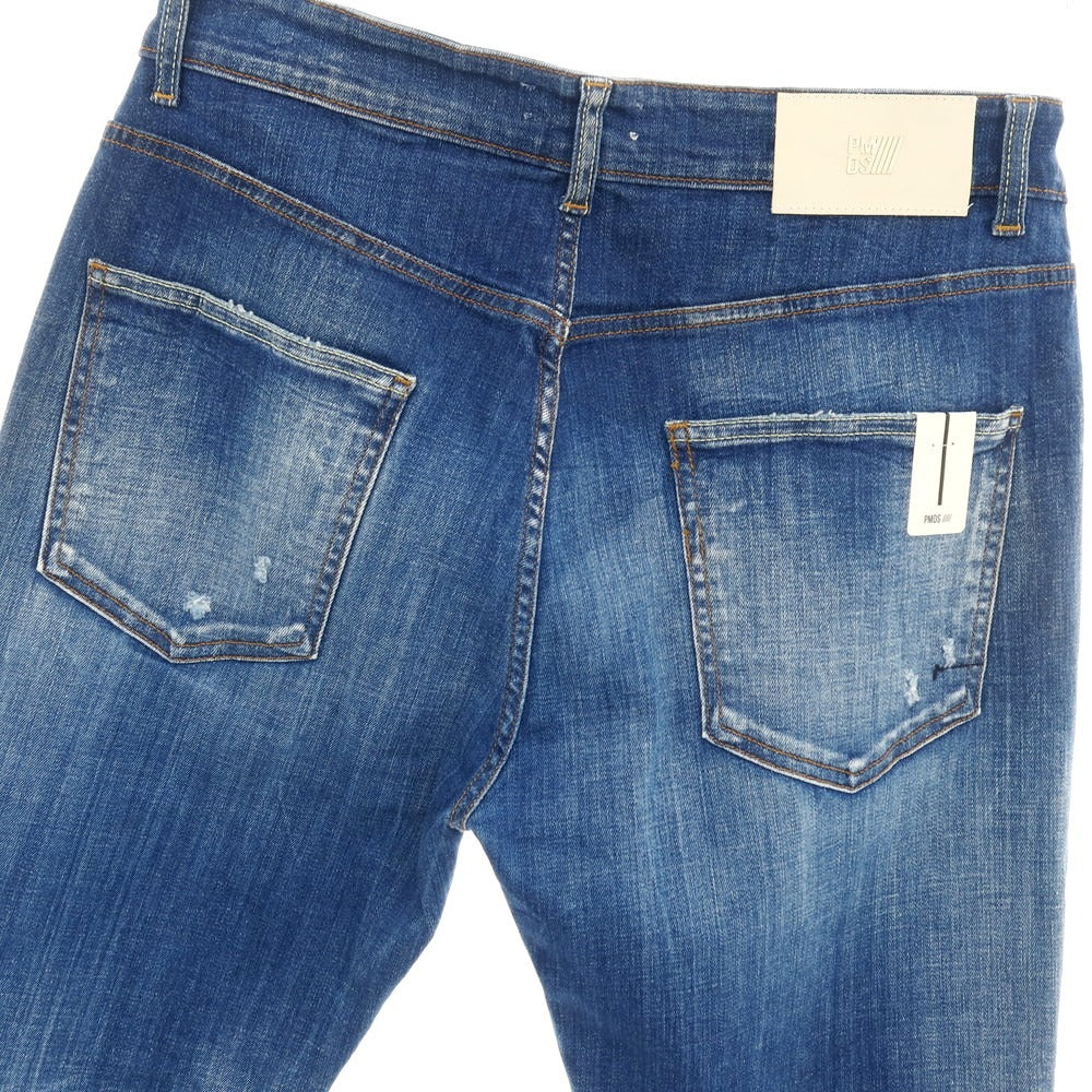【新品】ピーエムディーエス PMDS 42-121PM GERARD ストレッチ コットン デニムパンツ ジーンズ ブルー【サイズ33】【 状態ランクN 】【 メンズ 】
