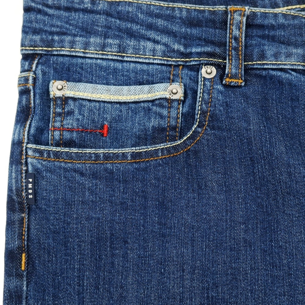 【新品】ピーエムディーエス PMDS 42-133PM PAUL ストレッチ コットン デニムパンツ ジーンズ ネイビー【サイズ33】【 状態ランクN 】【 メンズ 】