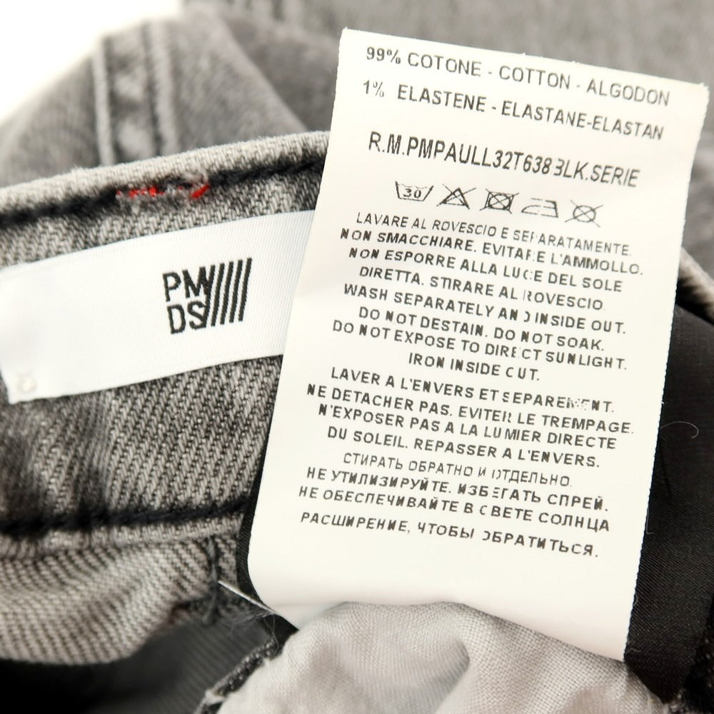 【新品】ピーエムディーエス PMDS 42-132PM PAUL コットンポリウレタン デニムパンツ ジーンズ ライトグレー【サイズ33】【 状態ランクN 】【 メンズ 】