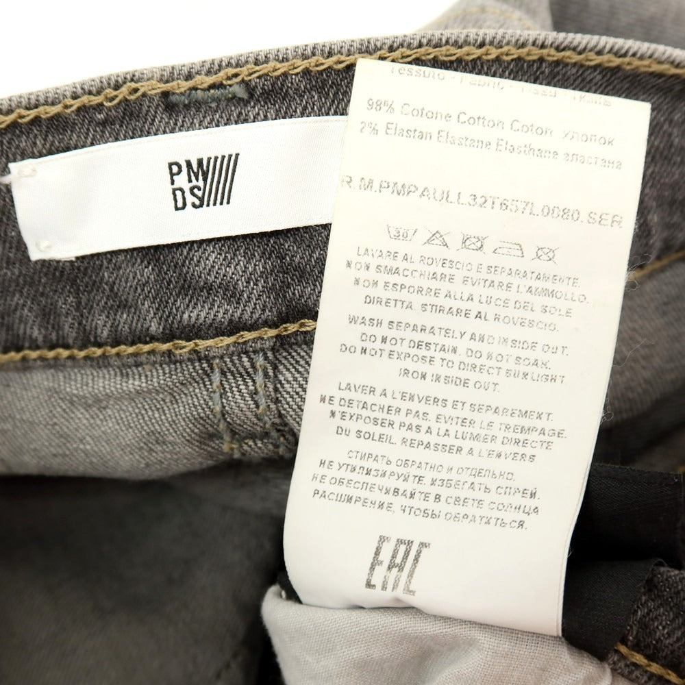 【新品】ピーエムディーエス PMDS 32-140PM PAUL ストレッチ コットン デニムパンツ ジーンズ グレー【サイズ33】【 状態ランクN 】【 メンズ 】