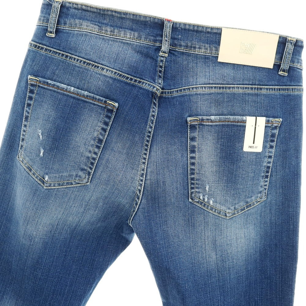 【新品】ピーエムディーエス PMDS 42-117PM NEW RICHARD ストレッチ コットン デニムパンツ ジーンズ ブルー【サイズ33】【 状態ランクN 】【 メンズ 】