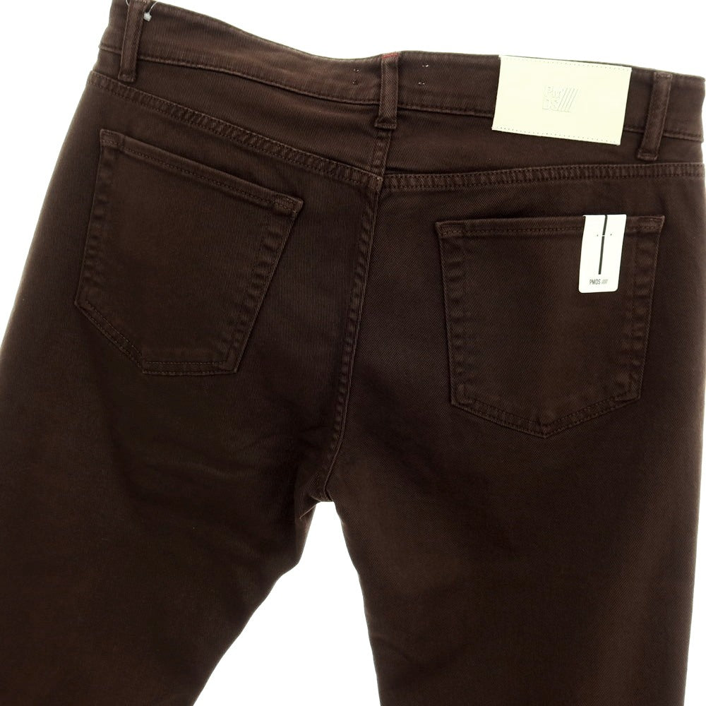 【新品】ピーエムディーエス PMDS 42-119PM NEW RICHARD ストレッチ コットン デニムパンツ ブラウン【サイズ33】【 状態ランクN 】【 メンズ 】