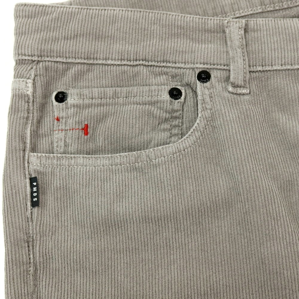 【SALE10%OFF/返品不可】【新品】ピーエムディーエス PMDS 42-148PM PAUL ストレッチ コットン コーデュロイパンツ グレー【 サイズ33 】【 状態ランクN 】【 メンズ 】