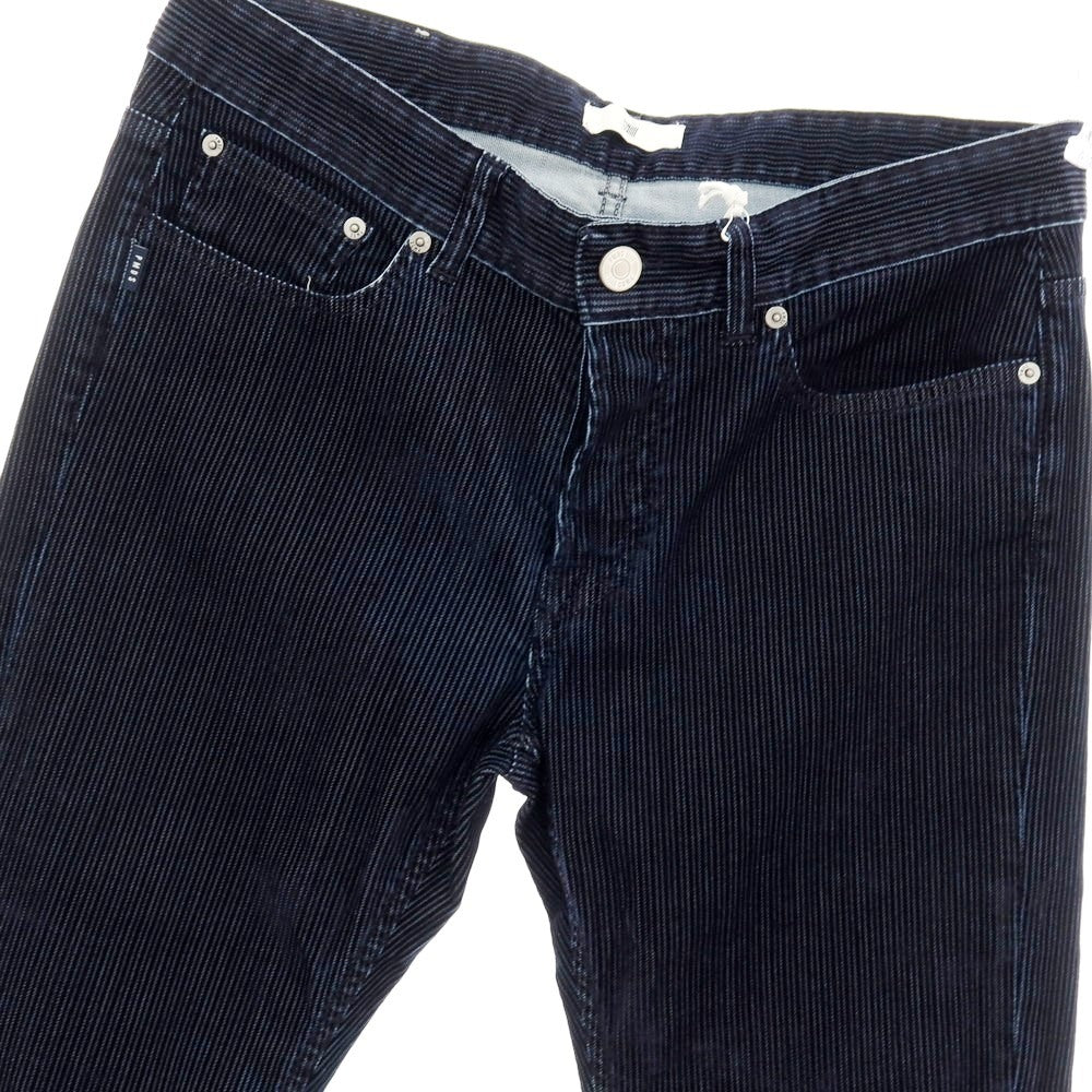 【新品】ピーエムディーエス PMDS 42-145PM GERARD ストレッチ コットン フロッキー デニムパンツ ネイビー【サイズ33】【 状態ランクN 】【 メンズ 】