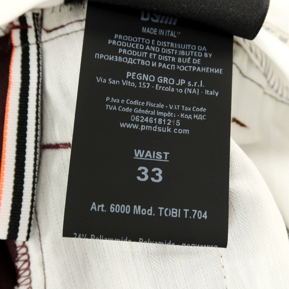 【SALE10%OFF/返品不可】【新品】ピーエムディーエス PMDS 42-162PM TOBI ストレッチ ナイロン カジュアルスラックスパンツ パープル【 サイズ33 】【 状態ランクN 】【 メンズ 】