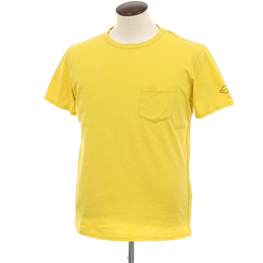 【新品】リプレイ REPLAY コットン クルーネック 半袖ポケットTシャツ イエロー【サイズL】【 状態ランクN 】【 メンズ 】