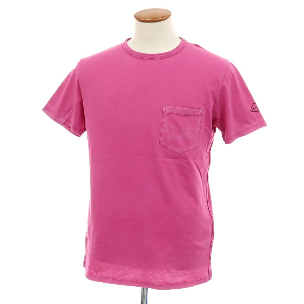 【新品】リプレイ REPLAY コットン クルーネック 半袖ポケットTシャツ パープルピンク系【サイズM】【 状態ランクN 】【 メンズ 】