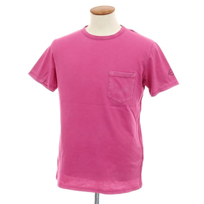 【新品】リプレイ REPLAY コットン クルーネック 半袖ポケットTシャツ パープルピンク系【サイズM】【 状態ランクN 】【 メンズ 】