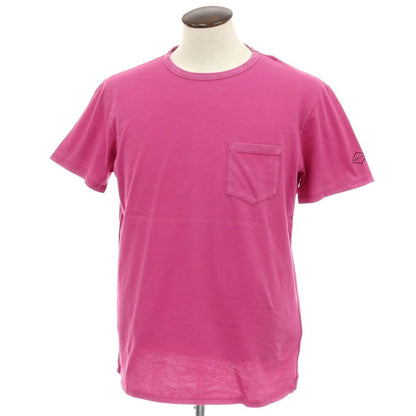 【新品】リプレイ REPLAY コットン クルーネック 半袖ポケットTシャツ パープルピンク系【サイズXL】【 状態ランクN 】【 メンズ 】