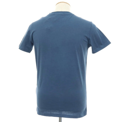 【新品アウトレット】リプレイ REPLAY コットン RACING GARAGE プリント クルーネック 半袖Ｔシャツ ダルブルー【サイズS】【 状態ランクN- 】【 メンズ 】