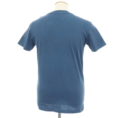 【新品アウトレット】リプレイ REPLAY コットン RACING GARAGE プリント クルーネック 半袖Ｔシャツ ダルブルー【サイズS】【 状態ランクN- 】【 メンズ 】