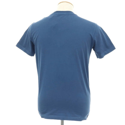 【新品アウトレット】リプレイ REPLAY コットン RACING GARAGE プリント クルーネック 半袖Ｔシャツ ダルブルー【サイズS】【 状態ランクN- 】【 メンズ 】