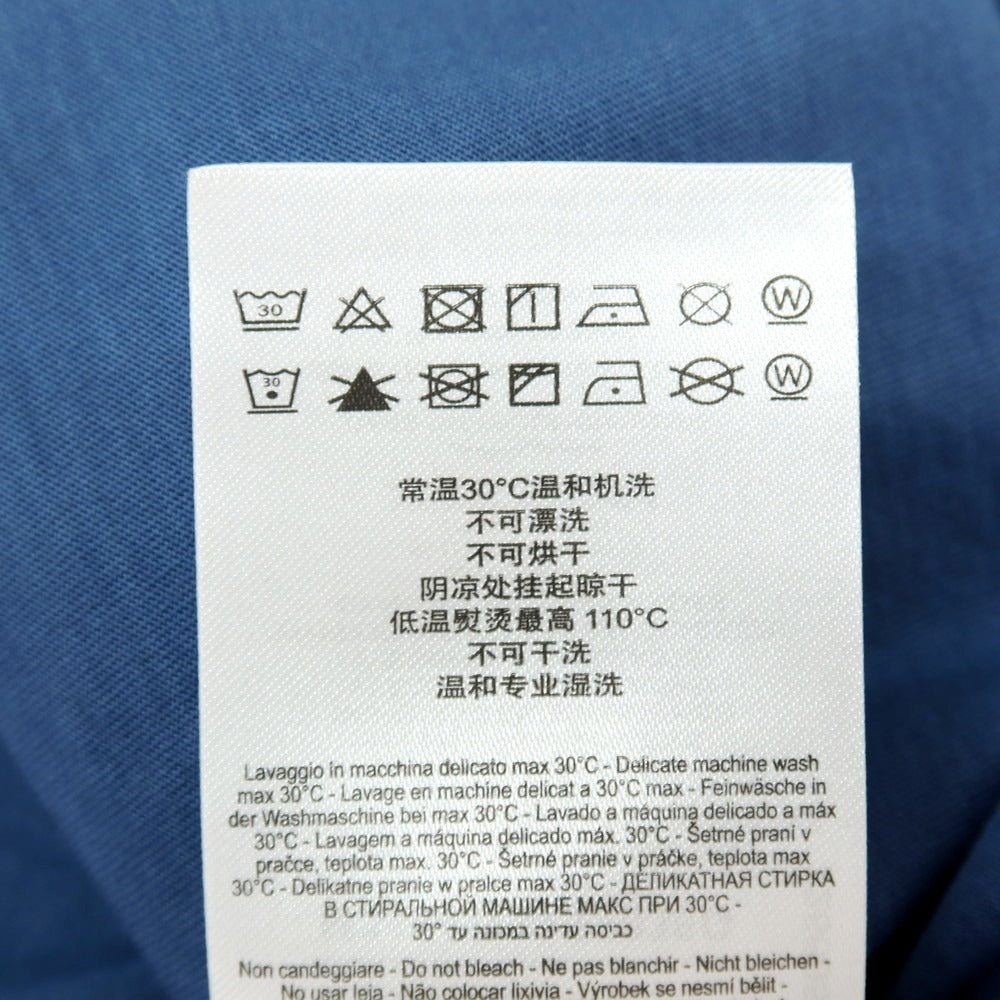 【新品】リプレイ REPLAY コットン RACING GARAGE プリント クルーネック 半袖Ｔシャツ ダルブルー【サイズS】【 状態ランクN 】【 メンズ 】