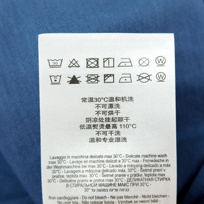 【新品】リプレイ REPLAY コットン RACING GARAGE プリント クルーネック 半袖Ｔシャツ ダルブルー【サイズS】【 状態ランクN 】【 メンズ 】