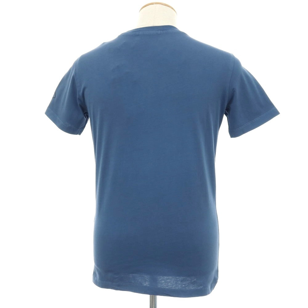 【新品アウトレット】リプレイ REPLAY コットン RACING GARAGE プリント クルーネック 半袖Ｔシャツ ダルブルー【サイズS】【 状態ランクN- 】【 メンズ 】