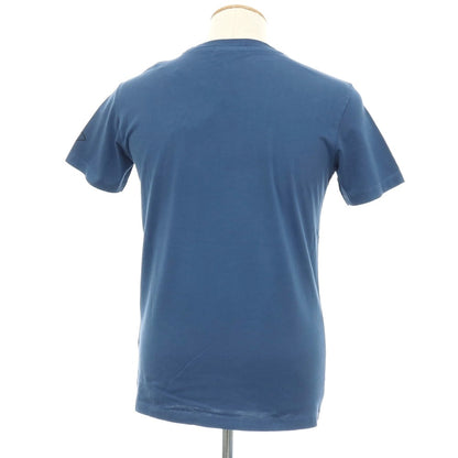 【新品アウトレット】リプレイ REPLAY コットン RACING GARAGE プリント クルーネック 半袖Ｔシャツ ダルブルー【サイズS】【 状態ランクN- 】【 メンズ 】