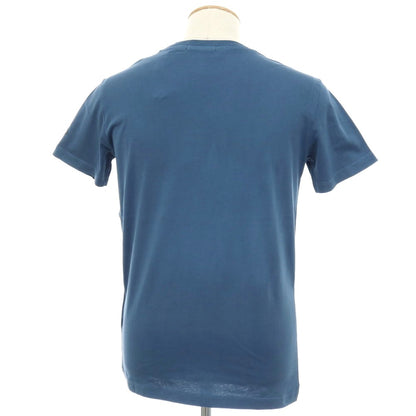 【新品】リプレイ REPLAY コットン RACING GARAGE プリント クルーネック 半袖Ｔシャツ ダルブルー【サイズS】【 状態ランクN 】【 メンズ 】