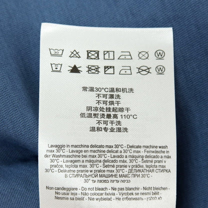 【新品アウトレット】リプレイ REPLAY コットン RACING GARAGE プリント クルーネック 半袖Ｔシャツ ダルブルー【サイズS】【 状態ランクN- 】【 メンズ 】
