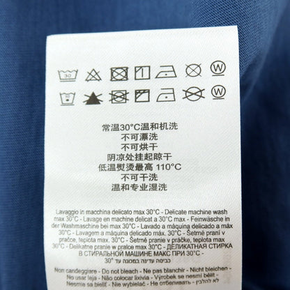 【新品】リプレイ REPLAY コットン RACING GARAGE プリント クルーネック 半袖Ｔシャツ ダルブルー【サイズM】【 状態ランクN 】【 メンズ 】
