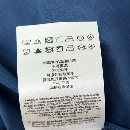 【新品アウトレット】リプレイ REPLAY コットン RACING GARAGE プリント クルーネック 半袖Ｔシャツ ダルブルー【サイズXL】【 状態ランクN- 】【 メンズ 】