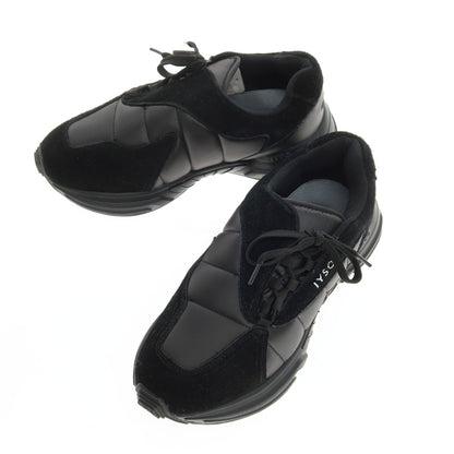 【新品】イソ IYSO PUFFY-RUN ナイロン スエード スニーカー ブラック【サイズ26】【 状態ランクN 】【 メンズ 】